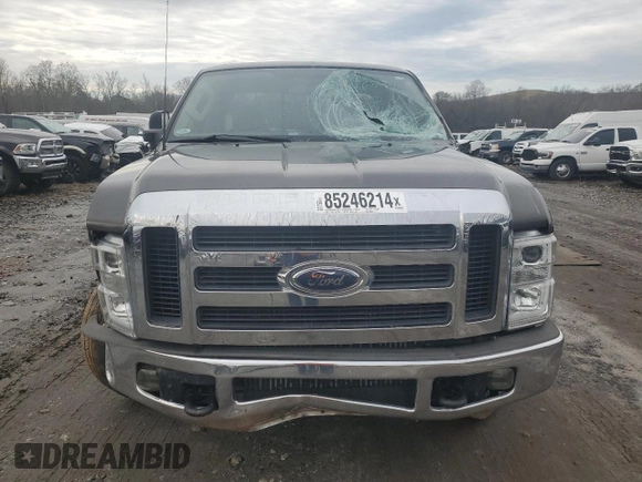 2008 Ford Super Duty F-250 SRW XL with VIN 1FTSX20R18EC43572, listed as a Copart auction lot 85246214 with 209,235 mi miles and Salvage Title. Bid and sale history available at carsss.com. Image 5.