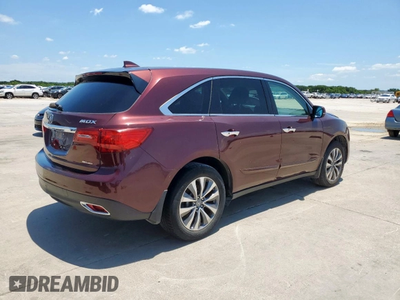 2014 Acura MDX Technology z VIN 5FRYD4H43EB009787, wystawiony jako Copart lot #60288555 z przebiegiem 128 610 mil mil oraz Szkoda całkowita • Salvage title. Historia ofert i sprzedaży dostępna na DreamBid. Obrazek 3.