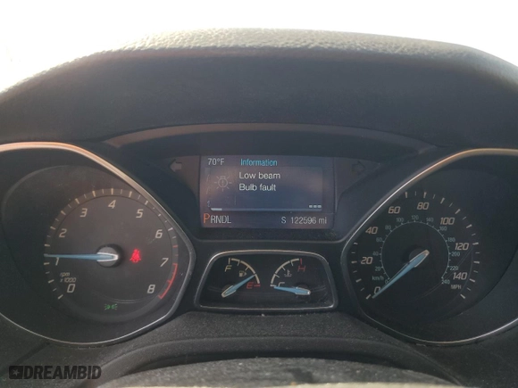 2014 Ford Focus SE with VIN 1FADP3F2XEL302009, listed as a Copart auction lot 46704515 with 122,596 mi miles and Salvage Title. Bid and sale history available at carsss.com. Image 9.