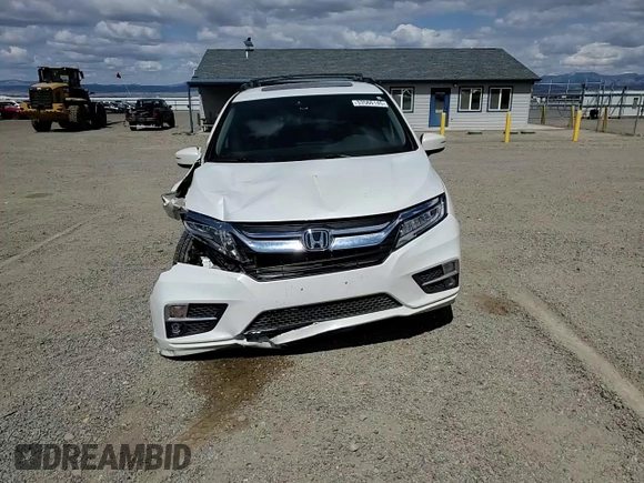 2020 Honda Odyssey Elite with VIN 5FNRL6H91LB015309, listed as a Copart auction lot 53560145 with 44,194 mi miles and Salvage title. Bid and sale history available at DreamBid. Image 15.