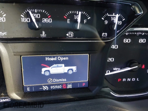 2021 GMC Sierra 1500 AT4 with VIN 1GTP9EED9MZ158044, listed as a IAAI auction lot 41192139 with 95,960 mi miles. Bid and sale history available at carsss.com. Image 15.