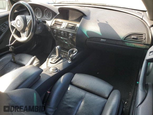 2007 BMW 6 Series 650i with VIN WBAEK13507CN84404, listed as a Copart auction lot 73525244 with 156,497 mi miles and Salvage Title. Bid and sale history available at DreamBid. Image 8.