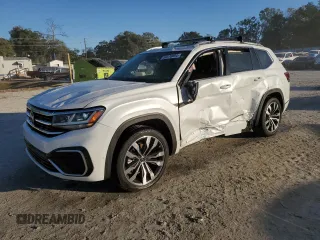 2023 Volkswagen Atlas SEL Premium R-Line с VIN 1V2FR2CA4PC558182, выставлен на аукционе Copart как лот 82670894 с пробегом 12 807 миль миль и На запчасти • Non repairable. История ставок и продаж доступна на DreamBid. Изображение 1.