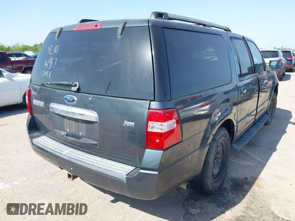 2009 Ford Expedition EL XLT with VIN 1FMFK15559LA14157, listed as a IAAI auction lot 42005116 with 237,579 mi miles. Bid and sale history available at carsss.com. Image 4.
