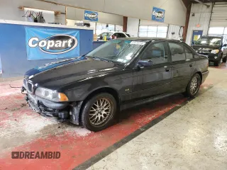 2002 BMW 5 Series 530i with VIN WBADT63472CK27789, listed as a Copart auction lot 51576315 with 195,482 mi miles and Salvage Title. Bid and sale history available at DreamBid. Image 1.