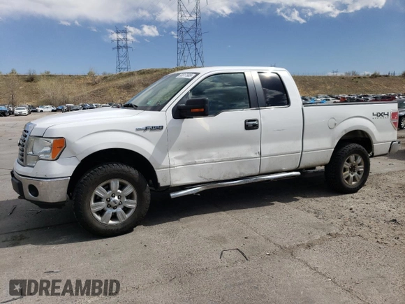 2012 Ford F-150 XL with VIN 1FTFX1EF8CFA01181, listed as a Copart auction lot 53817585 with 186,548 mi miles and Salvage Title. Bid and sale history available at carsss.com. Image 1.
