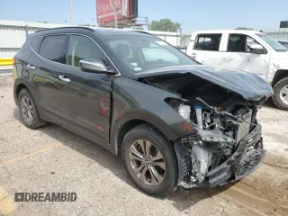2014 Hyundai Santa Fe with VIN 5XYZU3LBXEG193009, listed as a Copart auction lot 60458575 with 151,230 mi miles and Salvage title. Bid and sale history available at DreamBid. Image 4.