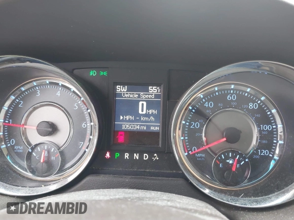 2014 Chrysler Town & Country Touring with VIN 2C4RC1BG2ER212233, listed as a IAAI auction lot 41836648 with 105,034 mi miles. Bid and sale history available at carsss.com. Image 7.