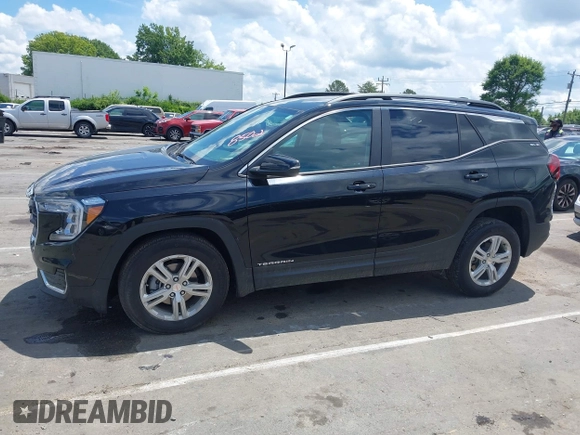 2024 GMC Terrain SLE with VIN 3GKALMEG1RL278502, listed as a IAAI auction lot 42236387 with 7,961 mi miles and . Bid and sale history available at DreamBid. Image 14.