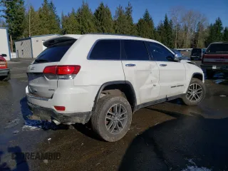 2018 Jeep Grand Cherokee Limited with VIN 1C4RJFBG7JC244021, listed as a Copart auction lot 43531985 with Not Provided miles and Salvage Title. Bid and sale history available at DreamBid. Image 3.