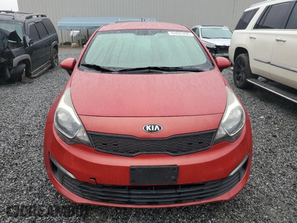 2017 Kia Rio LX with VIN KNADM4A35H6072419, listed as a Copart auction lot 51075235 with 160,480 mi miles and Clean Title. Bid and sale history available at carsss.com. Image 5.