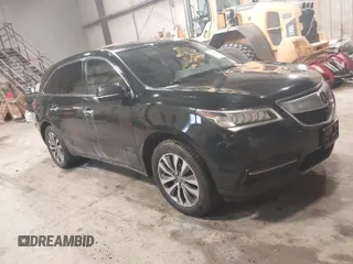 2014 Acura MDX Tech Pkg with VIN 5FRYD4H45EB001190, listed as a IAAI auction lot 41737453 with 220,495 mi miles. Bid and sale history available at carsss.com. Image 1.