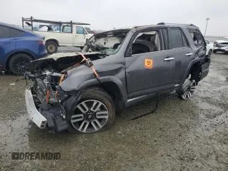 2021 Toyota 4Runner Limited with VIN JTEKU5JR6M5852347, listed as a Copart auction lot 89026665 with Not provided miles and Salvage title. Bid and sale history available at DreamBid. Image 1.