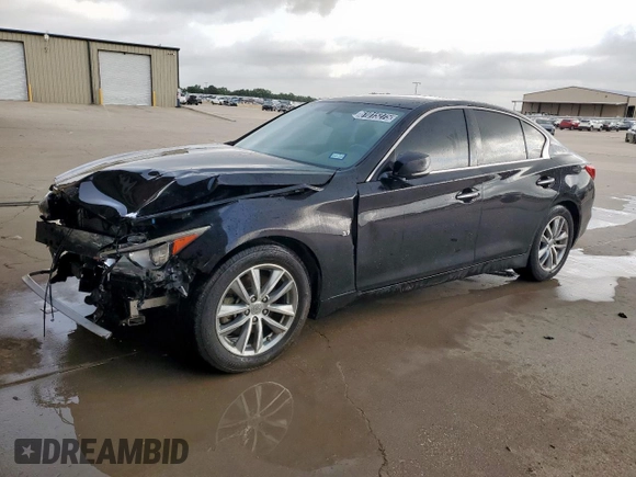 2015 Infiniti Q50 Premium with VIN JN1BV7AP6FM335248, listed as a Copart auction lot 61015275 with 117,227 mi miles and Clean title. Bid and sale history available at DreamBid. Image 1.