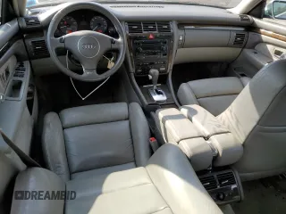 2002 Audi S8 with VIN WAUGU44D32N004151, listed as a Copart auction lot 45453595 with 171,113 mi miles and Salvage Title. Bid and sale history available at DreamBid. Image 8.