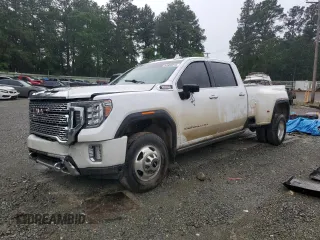 2023 GMC Sierra 3500HD Denali z VIN 1GT49WEY8PF140359, wystawiony jako Copart lot #53986015 z przebiegiem 38 364 mil mil oraz Szkoda całkowita • Salvage title. Historia ofert i sprzedaży dostępna na DreamBid. Obrazek 1.