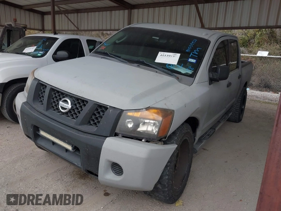 2008 Nissan Titan XE with VIN 1N6BA07DX8N339911, listed as a IAAI auction lot 41539937 with 242,659 mi miles. Bid and sale history available at carsss.com. Image 2.