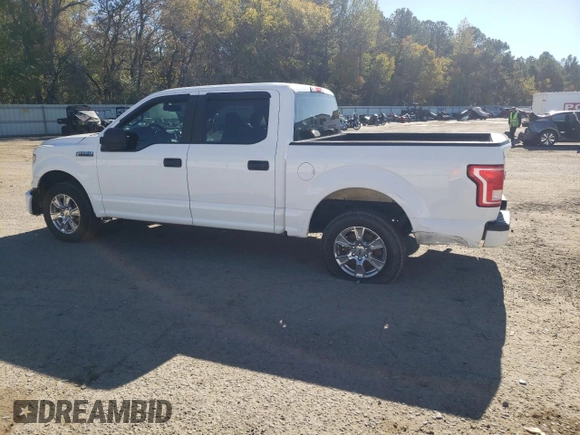 2017 Ford F-150 XL with VIN 1FTEW1C83HKD58172, listed as a Copart auction lot 80305554 with 131,377 mi miles and Salvage Title. Bid and sale history available at carsss.com. Image 2.