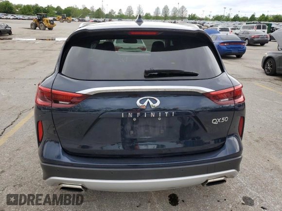 2019 Infiniti QX50 Essential z VIN 3PCAJ5M11KF101439, wystawiony jako Copart lot #55572915 z przebiegiem 66 290 mil mil oraz Szkoda całkowita • Salvage title. Historia ofert i sprzedaży dostępna na DreamBid. Obrazek 6.