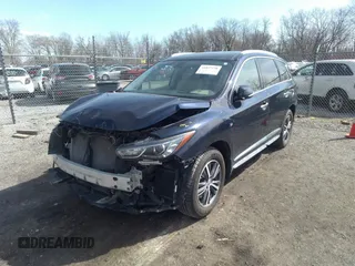 2017 Infiniti QX60 with VIN 5N1DL0MM3HC550045, listed as a IAAI auction lot 41857238 with 132,316 mi miles and . Bid and sale history available at DreamBid. Image 17.