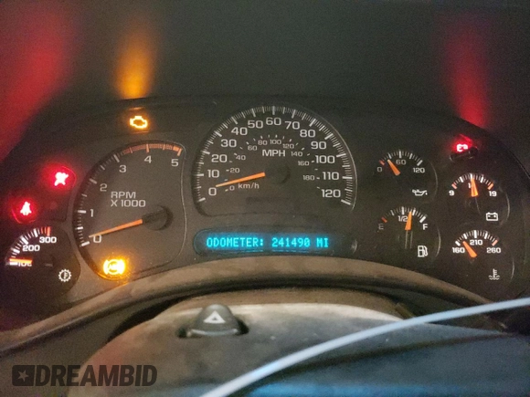 2005 GMC Sierra 2500HD SLT z VIN 1GTHK23275F945912, wystawiony jako Copart lot #84298424 z przebiegiem 241 490 mil mil oraz Szkoda całkowita • Salvage title. Historia ofert i sprzedaży dostępna na DreamBid. Obrazek 9.