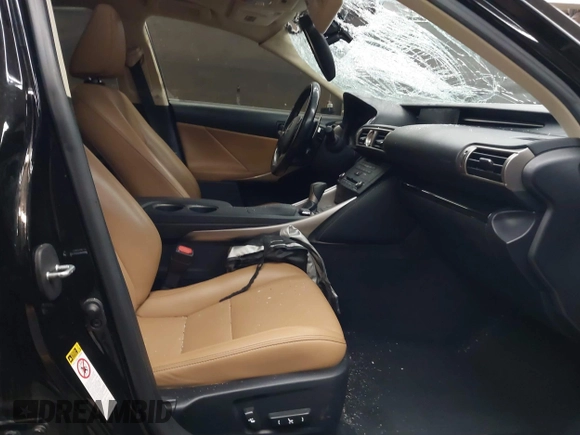 2015 Lexus IS 250 with VIN JTHCF1D25F5025063, listed as a IAAI auction lot 42727110 with 74,056 mi miles and . Bid and sale history available at DreamBid. Image 5.