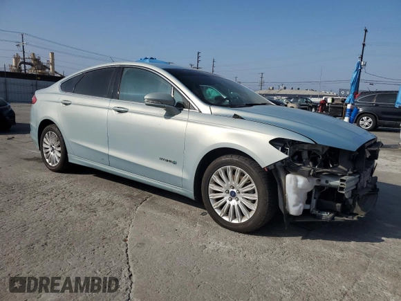 2014 Ford Fusion SE Hybrid with VIN 3FA6P0LU3ER150606, listed as a Copart auction lot 62859575 with 218,371 mi miles and Salvage title. Bid and sale history available at DreamBid. Image 4.