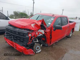 2022 Chevrolet Silverado 1500 Custom with VIN 1GCPABEK2NZ644359, listed as a IAAI auction lot 41312010 with Not Provided miles and . Bid and sale history available at DreamBid. Image 6.