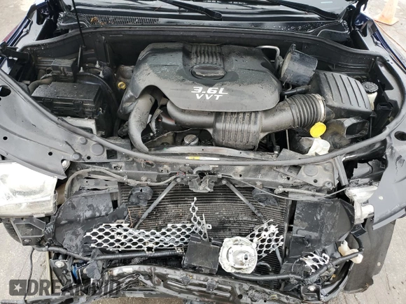 2013 Dodge Durango Citadel with VIN 1C4RDHEGXDC687475, listed as a Copart auction lot 84757144 with 208,217 mi miles and Salvage title. Bid and sale history available at DreamBid. Image 12.