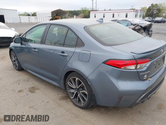 2020 Toyota Corolla SE with VIN 5YFS4RCE5LP056583, listed as a IAAI auction lot 42063358 with 58,027 mi miles and . Bid and sale history available at DreamBid. Image 3.