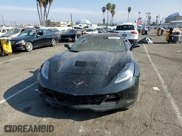 2016 Chevrolet Corvette Z51 3LT with VIN 1G1YM2D72G5115814, listed as a Copart auction lot 89352015 with 43,692 mi miles and Salvage title. Bid and sale history available at DreamBid. Image 10.