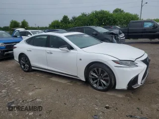 2018 Lexus LS 500 with VIN JTHC51FF0J5000809, listed as a Copart auction lot 63794275 with 100,177 mi miles and Clean title. Bid and sale history available at DreamBid. Image 4.