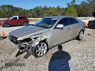 2015 Cadillac ATS Sedan Luxury RWD with VIN 1G6AB5RA4F0129393, listed as a Copart auction lot 41613265 with 112,718 mi miles and Salvage Title. Bid and sale history available at carsss.com. Image 1.