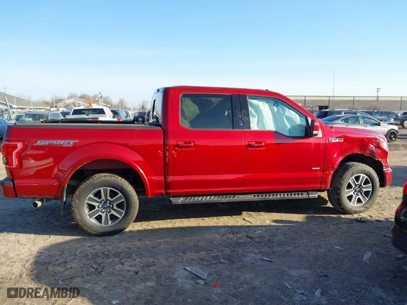 2015 Ford F-150 XLT with VIN 1FTEW1EG4FKD58974, listed as a IAAI auction lot 41758137 with 104,656 mi miles. Bid and sale history available at carsss.com. Image 13.