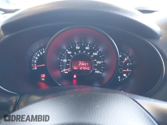 2014 Kia Soul with VIN KNDJN2A23E7738486, listed as a IAAI auction lot 41827927 with 127,043 mi miles. Bid and sale history available at carsss.com. Image 7.