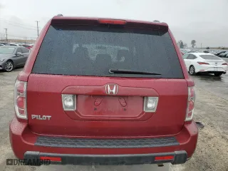 2006 Honda Pilot EX-L with VIN 5FNYF28576B032547, listed as a Copart auction lot 48041325 with 232,900 mi miles and Salvage Title. Bid and sale history available at carsss.com. Image 6.