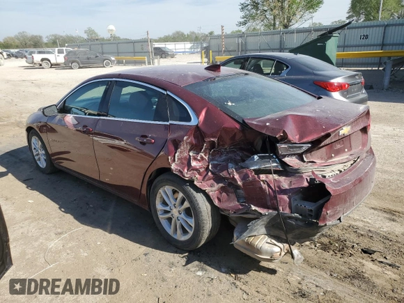 2016 Chevrolet Malibu LT with VIN 1G1ZE5STXGF328863, listed as a Copart auction lot 53656585 with 107,320 mi miles and Salvage Title. Bid and sale history available at DreamBid. Image 2.
