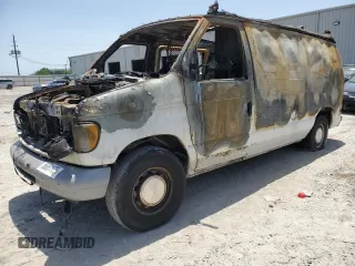 2000 Ford Econoline Cargo with VIN 1FTRE1428YHA45761, listed as a Copart auction lot 56861175 with Not provided miles and Salvage title. Bid and sale history available at DreamBid. Image 1.