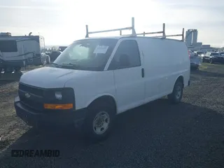 2014 Chevrolet Express Cargo Van with VIN 1GCWGFBA3E1122402, listed as a IAAI auction lot 41795180 with 1 mi miles. Bid and sale history available at carsss.com. Image 17.