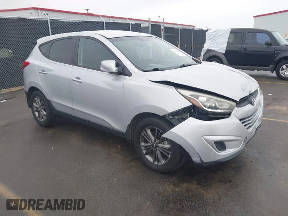 2015 Hyundai Tucson GLS with VIN KM8JT3AF3FU959938, listed as a IAAI auction lot 41828886 with 83,612 mi miles and . Bid and sale history available at DreamBid. Image 1.