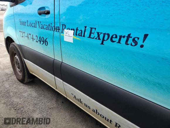 2023 Mercedes-Benz Sprinter Cargo with VIN W1Y70BGY2PT158365, listed as a Copart auction lot 76782644 with Not Provided miles and Non Repairable. Bid and sale history available at DreamBid. Image 13.