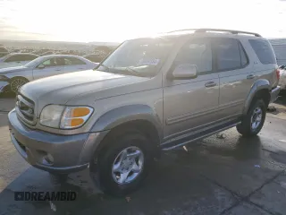 2002 Toyota Sequoia SR5 with VIN 5TDZT34A42S061905, listed as a Copart auction lot 86990884 with 198,024 mi miles and Clean Title. Bid and sale history available at carsss.com. Image 1.