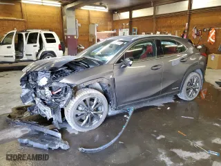 2019 Lexus UX with VIN JTHU9JBH5K2004597, listed as a Copart auction lot 49485153 with 30,512 mi miles. Bid and sale history available at carsss.com. Image 1.
