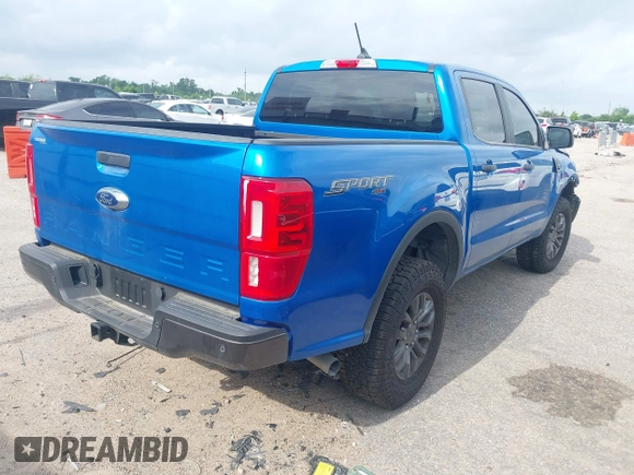 2022 Ford Ranger XL with VIN 1FTER4FHXNLD40634, listed as a IAAI auction lot 42114022 with 40,328 mi miles and . Bid and sale history available at DreamBid. Image 4.