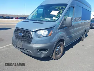 2021 Ford Transit Cargo with VIN 1FTBR3X84MKA54150, listed as a IAAI auction lot 41671756 with 96,556 mi miles and . Bid and sale history available at DreamBid. Image 6.
