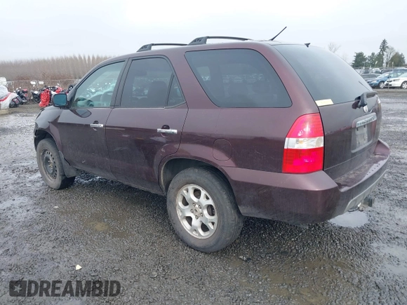 2002 Acura MDX Touring Pkg with VIN 2HNYD18652H500976, listed as a IAAI auction lot 41450892 with 174,921 mi miles. Bid and sale history available at carsss.com. Image 3.