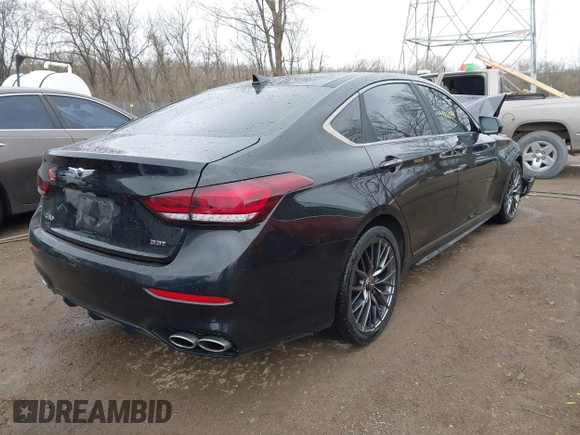 2019 Genesis G80 Sport with VIN KMTFN4JB9KU321079, listed as a IAAI auction lot 41822859 with 71,001 mi miles and . Bid and sale history available at carsss.com. Image 4.