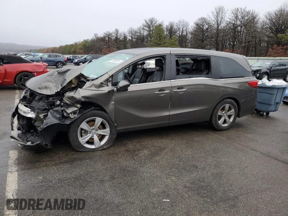 2020 Honda Odyssey EX-L with VIN 5FNRL6H70LB070221, listed as a Copart auction lot 84166514 with Not Provided miles and Salvage Title. Bid and sale history available at carsss.com. Image 1.