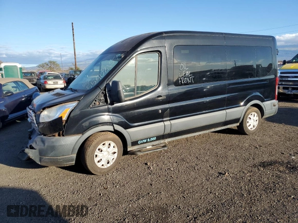 2017 Ford Transit Passenger XL with VIN 1FBZX2CM8HKB38970, listed as a Copart auction lot 55408154 with 56,597 mi miles and Salvage Title. Bid and sale history available at carsss.com. Image 1.