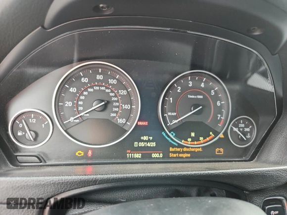 2015 BMW 4 Series 435i with VIN WBA3R1C52FK193827, listed as a Copart auction lot 64019715 with 111,582 mi miles and Salvage title. Bid and sale history available at DreamBid. Image 9.